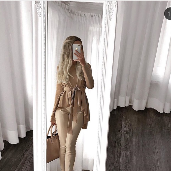 Last🔥Zara faux leather leggings bloggers fav - Picture 2 of 8